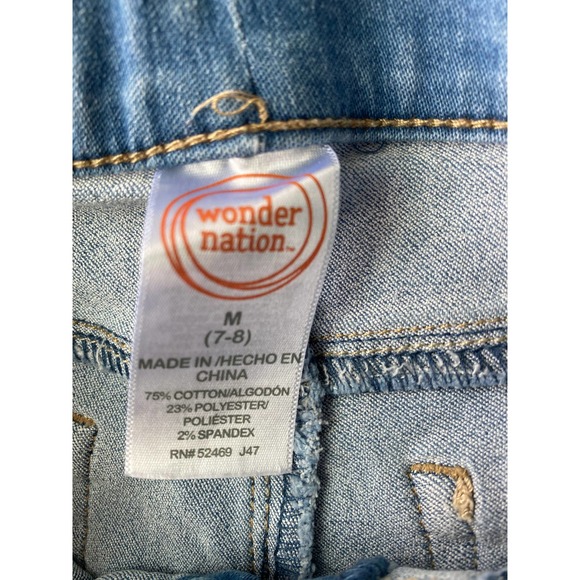 Girls size medium 7/8 long sleeve top, jeggings bundle - Picture 5 of 10